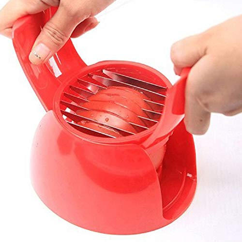 FEDBNET Tomato & Fruit Cutter, 1PC Potato & Onion Holder Slicer, Kitchen Gadgets