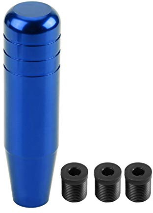 Schaltknauf Universal Aluminiumlegierung Auto Handgriff Schalthebel 13cm(Blau)