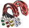 Gazechimp 10x 12V LED Indicateur Panneau Pilote Dash Avertissement Voyant de Lumière Lampe de Voiture Van Bateau
