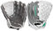 Easton Damen FUNDAMENTAL Softball-Handschuh, Basket Web | Grau/Weiß/Mint, 12.5 | Outfield/Pitcher