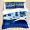 KASABULL Bettwäsche Subnautica: Unter Null - Penglings und PengwingsBettbezug Set mit Marmor Muster, 3 teilig microfaser Bettwäsche warme Bettbezüge mit Reißverschluss 135x200 cm