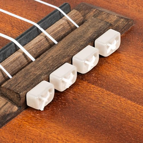 Alba Guitar Beads Weiße für ukulele mit Nylonsaiten