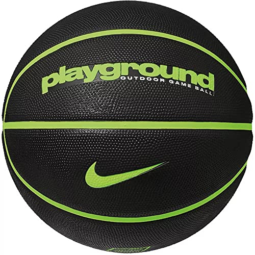 Nike Unisex – Erwachsene Everyday Playground 8P Basketball, Black/Volt/Volt, 5