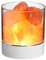 JINGRU Luz de noche de piedra de sal del Himalaya, 7 colores, lámpara LED de cristal de roca, lámpara de purificación de aire natural USB portátil para coche, oficina en casa, dormitorio, decoración d