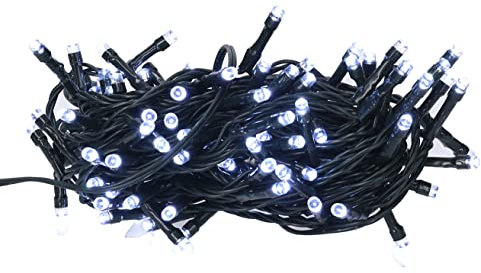 Vacchetti Filo di luci 500 led bianco freddo lunghe 28m interno/esterno con controller, 6170370000