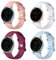 VELULYX Silikonarmband kompatibel mit Garmin Vivoactive 4S/Venu 2S/Venu 3S/Vivomove 3S, 18mm Sportarmband für Fossil Ladies Gen 6/Gen 5E/Fossil Ladies Q Venture HR Gen 4/Withings Steel HR 36mm