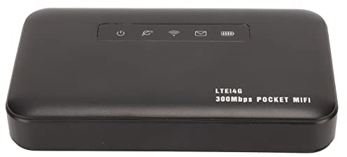4G Portable WiFi, Travel Mobile Mi-Fi Hotspot, USB Powered 300Mbps High Speed Network Wireless Router Mobile WiFi Hotspot for European Region
