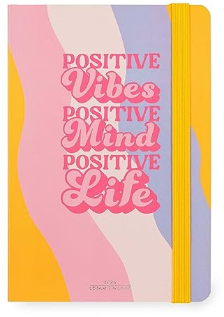 Legami - Medium Fotokalender mit Notizbuch, 12 Monate, Januar 2024 Dezember 2024, Detail Woche auf der linken Seite, Platz zum Schreiben auf der rechten Seite, 12 x 18 cm, Waves Thema