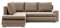 Mebligo Ecksofa Tokio V PRO Muster 1 (Paros 02, Links)