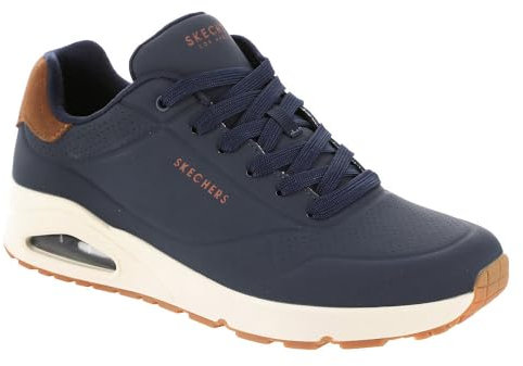 Skechers Herren Sneakers, Marineblau, 42 EU