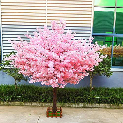Künstlicher Kirschblütenbaum, weinender Kirschbaum, künstliche Kirschblüten-Kunstpflanzen, Blütenbaum, Sakura-Baum, japanischer Kirschblütenbaum, künstlicher Baum für den Innenbereich, 1,8 x 1,2 m