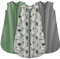 Yoofoss 3er Pack Schlafsack Baby Sommer 100% Baumwolle 0.5 Tog Sommerschlafsack Atmungsaktiv Babyschlafsack 67 cm für Jungen Mädchen Neugeborene 0-6 Monate