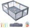 GLOKID Parque Bebé, 120 x 180 cm, modulable, gran parque infantil, bola marina, bolsa de almacenamiento, gancho, para el hogar