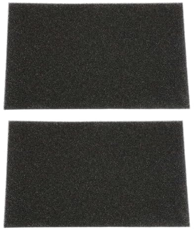 eMagTech 2 x Aquarium-Filtrationsschwamm, Schaumstoff-Filter, 260 x 160 x 10 mm, Ersatzschwamm, Mattenfilter für Süßwassertank, Sole, Aquarium