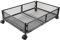 Unterbettkommode aus Eisen, Unterbett-Aufbewahrungsregal mit Rollen, Faltbare Rollschublade kann Spielzeug, Kleidung, Schuhe Speichern 60 * 40 * 17cm (schwarz)
