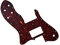 16 Löcher Single H Gitarre Pickguard 3 Ply Scratchplate Guitar Scratch Plate 6 String Guitar Musical Instrument Accessory Single Humbuckers Pickguard 3 Ply Pickguard Guitar Scratch Plate