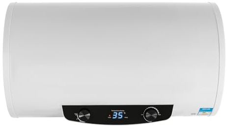 TESUGN Boiler 70L, Elektronischer Durchlauferhitzer Küche 220v 2000W Warmwasserbereiter, Wandbefestigung Horizontal Wasserboiler Dusche, IPX4, Heiztemperaturbereich 25-75℃