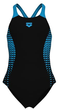 Arena Mädchen Arena Girl's Feel Openings V Back Athletic One Piece Sun Protection Swimsuit Badeanzug (1er Pack)