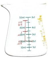 Pebbly - Verre mesureur de précision 50ml - PEBBLY