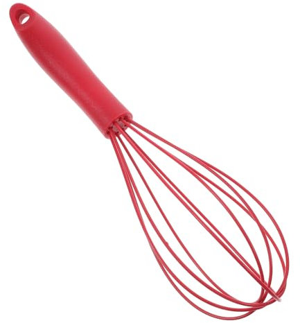 COLLBATH Batidor Manual De Huevo De Silicona Mango Antideslizante Mezclador Ligero Para Batir Crema y Salsas Utensilio De Cocina Seguro y Fácil De Limpiar