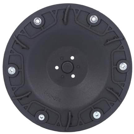 Yuecoom Robotic Lawnmower Disc, 6 Opening M4 Thread Grass Mower Wheel Plate Turntable Replacement for Worx Landoid M500 M700 M1000