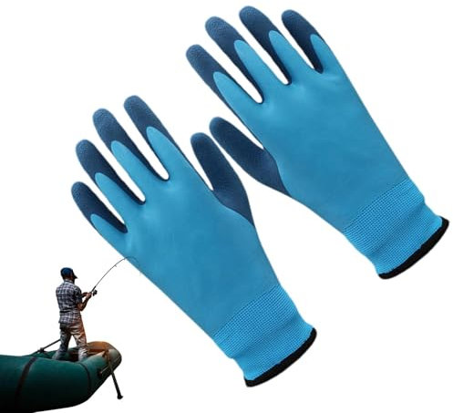 Latex-Winterhandschuhe | 1 Paar Latex-Beschichtungs-Handschuhe für kaltes Wetter, Winter-Arbeitshandschuhe für kaltes Wetter, wärmeisolierte Gefrierhandschuhe zum Radfahren, Skifahren, Laufen, Schnee