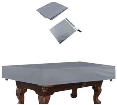 Funda de mesa de billar de 8 patas – Funda antipolvo para mesa de billar de 8 pies | Impermeable y resistente al sol para muebles de patio de mesa de billar