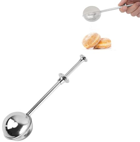 Dusting Wand Powdered Sugar Shaker Duster Sifter for Baking Sugar, Flour & Spices Home Kitchen, Perfect for Cakes and Spice