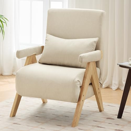 Soweiz Sillón plegable acolchado, sillón convertible 3 en 1 con función de dormir, sofá cama convertible, sillón loungesia, cama individual, adecuado para salón, dormitorio, oficina, apartamento, etc