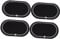 Garneck 4 Teiliger Displayschutz Für Schlagzeug Sets Schlagzeug Zubehör Kick Drum Schutz Drum Dämpfer Pads Schutz Drum Aufkleber Percussion Zubehör Bass Drum Fell Patch Drum Skin