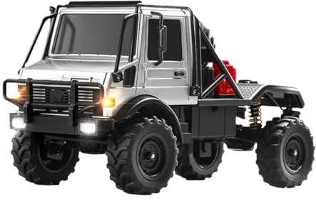Muuookka MN333 U4000 RC-Auto im Maßstab 1/18, 4WD, Kletterndes Geländefahrzeug, Metallfront, Elektrische Fernbedienung, Modellauto, Simulierte Beleuchtung, B