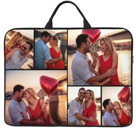 Custodia per laptop personalizzata da 14 pollici, custodia per laptop personalizzata con manico rinforzato, borsa per laptop in tessuto Oxford resistente all'acqua