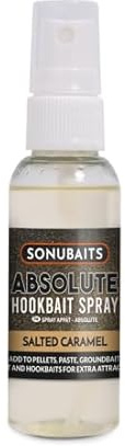 Sonubaits Absolute Bait Spray – Flüssiges Bait Spray für Zusätzliche Attraktivität - Geschmack : Salted Caramel