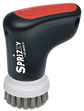RIBIMEX PRBBQBAT Spazzola pulisci griglia multifunzione a batteria Sprizzy