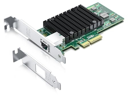 10G Scheda di rete Ethernet,RJ45 NIC,10GbE CNA,funzione uguale a X550-T1,compatibile con Intel X550-AT2 Chip,supporto Windows Server/Linux/VMware (non supporto X11, MAC)
