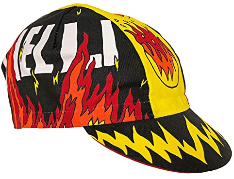 Cinelli Unisex Ana Benaroya Fahrradkappe, Feuerwehr, Einheitsgröße