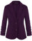 MINTLIMIT Femme Blazer Élégant Veste De Costume Manche Longue Bureau Affaires Blouson Jackets Violet L