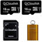 Cloudisk 2Pack 16GB Micro SD Card MicroSD 16 GB Memory Card Class 10 con adattatore SD + lettore di schede (16GB)