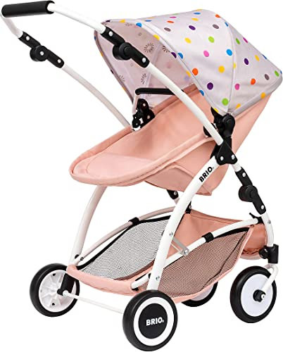 BRIO 24906 Puppenwagen Flex mit Multifunktions-Top - Stylischer Puppenwagen mit vielen Funktionen - Empfohlen ab 3 Jahren