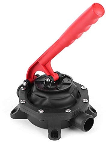 Pompa di sentina manuale per barca, pompa per acqua marina autoadescante 720GPH, pompa manuale per barca professionale con impugnatura in gomma antiscivolo per trasferimento dell'acqua, barca, marina