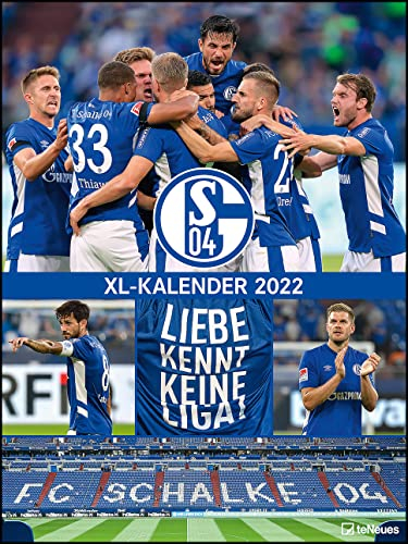 FC Schalke 04 2022 - Poster-Kalender-XL - Fußball-Kalender - Fan-Kalender - 48x64 - Sport