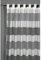 Gardinia Vorhang mit angenähten Schlaufen, Transparenter Schlaufenschal, Webstreifen, Lichtdurchlässig und transparent, Silbergrau, 140 x 245 cm