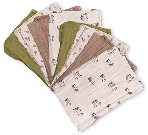 PIPPI Unisex Baby 8er Pack Stoffwindeln Stoffwindel/Wickeltücher/Spucktücher, Sheer Bliss, Einheitsgröße