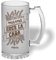 Bee Ingenious Jarra cerveza personalizada de cristal esmerilado. Jarra de cerveza original. Colección familiares. (Mamá)