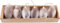 Trend Line Deko Ostereier 4,6 cm Natur weiß 6 Stück Dekofigur