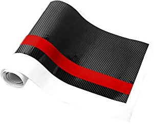 AublintoAuto Decal Aufkleber, Racing Streifen Aufkleber Auto Racing Karosserie Seitenstreifen Aufkleber Motorhauben Gestreifter Aufkleber für Auto Dekoration Motorhaube Dach Kofferraum