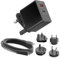 KFD 20V 5V USB C Charger for Meta Quest 2 Quest 3/3 Pro VR Headset, House of Marley Get Together 2/2XL/Mini 2, W-KING D8 mini D9 X10 X20 Bluetooth Speaker Travel Power Adapter USB-C Cable
