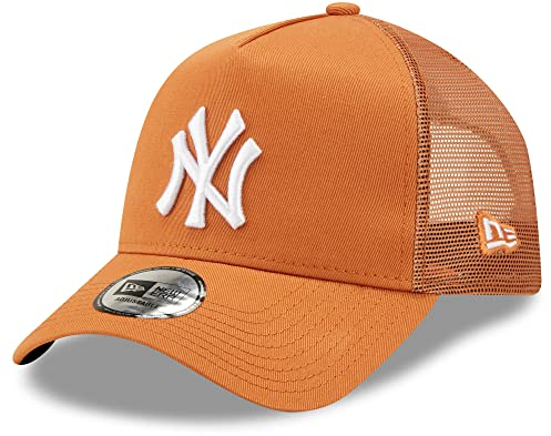 New Era Trucker Mesh Cap im Bundle mit UD Bandana NY #4186, NY Brw / White #4186, Einheitsgröße