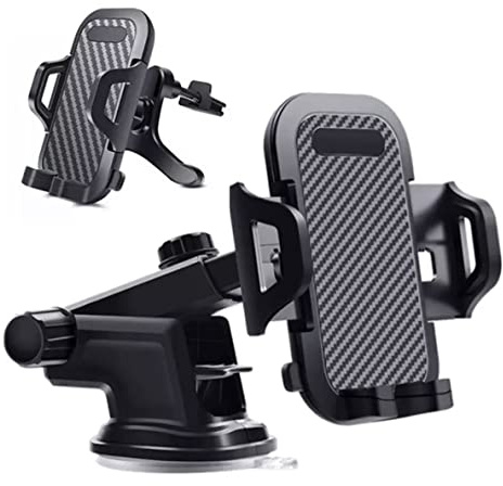 Orco KFZ-Handyhalterung, [Master Anti-Vibration] Handyhalterung für Auto, starke Saugkraft, universeller Armaturenbrett-Windschutzscheibenständer, kompatibel mit iPhone 12, 11, SE, Samsung Galaxy S21,