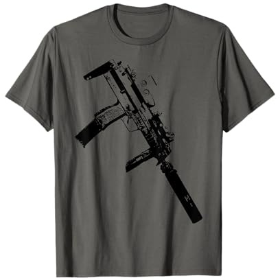 Unterdrücktes MP7 4,6 mm Maschinenpistolen-T-Shirt T-Shirt